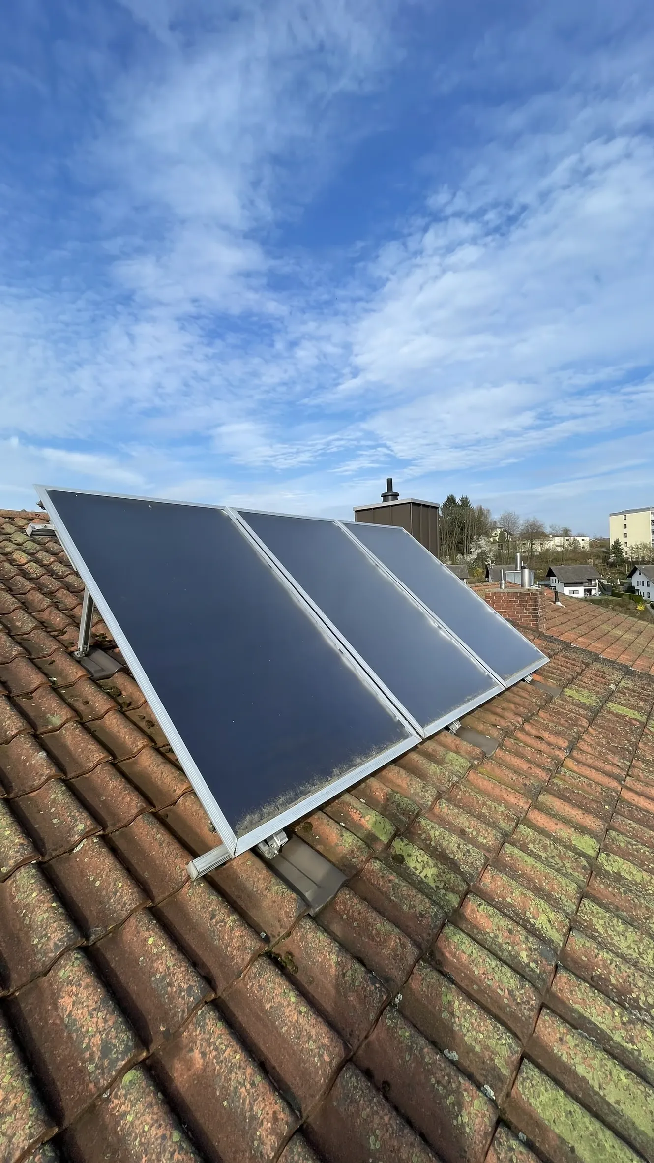 Solaranlage auf Hausdach